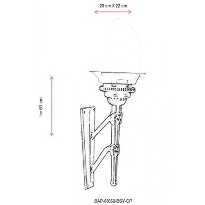 BAP-68050-BSY-OP Bahce Aydinlatmasi