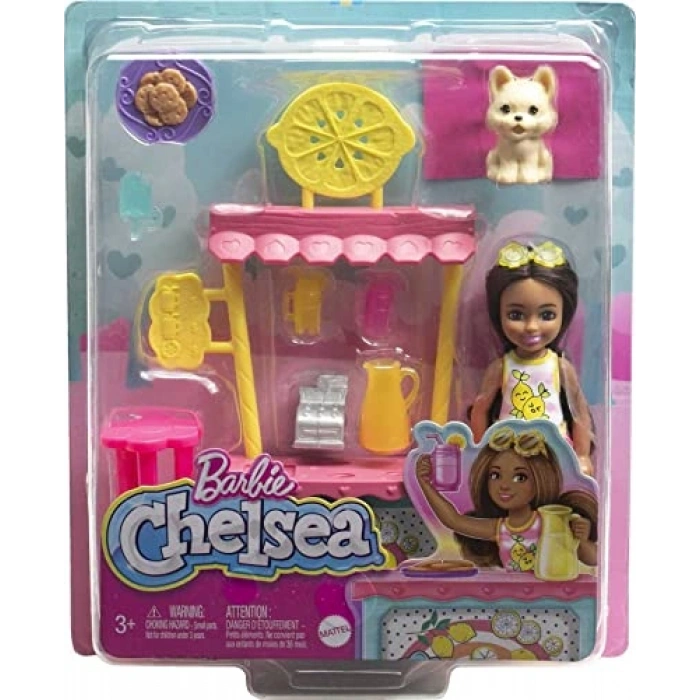 Barbie Chelseanin Limonata Standı, Eğlenceli Oyun Seti