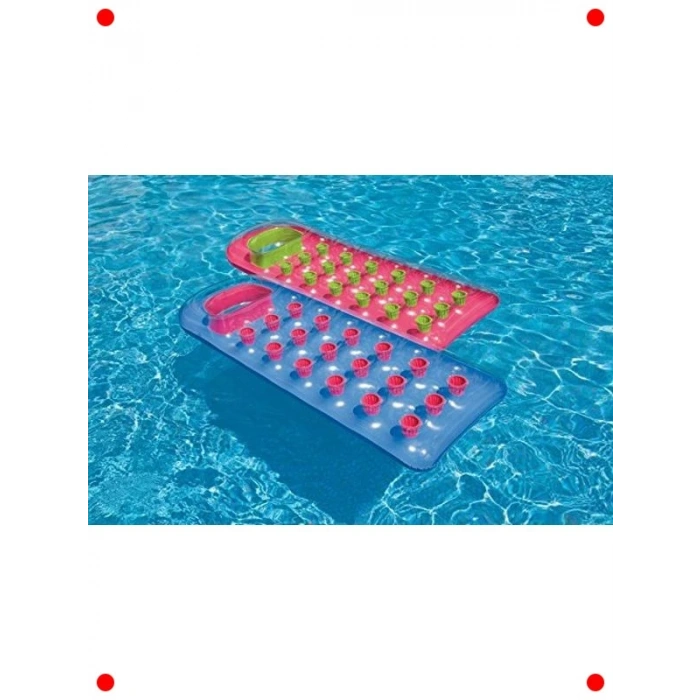 Bardaklı Şişme Havuz Yatağı - 188x71 cm