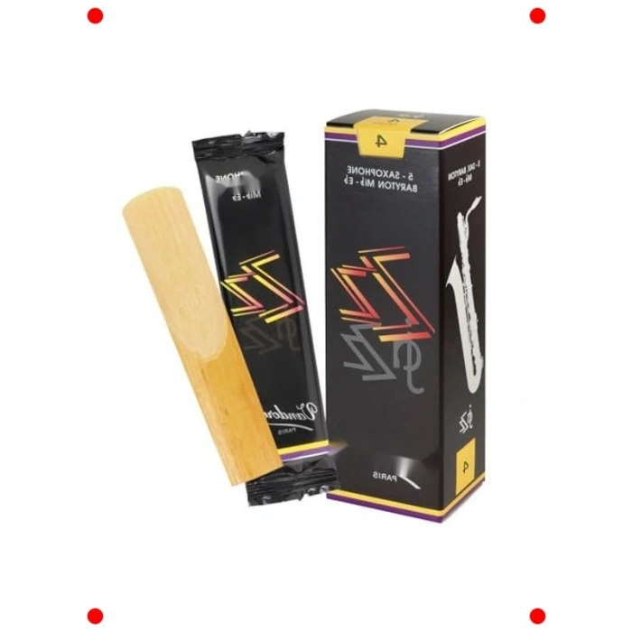 Bariton Saksafon ZZ Kamış, Güç 4, 5li Paket (SR444)