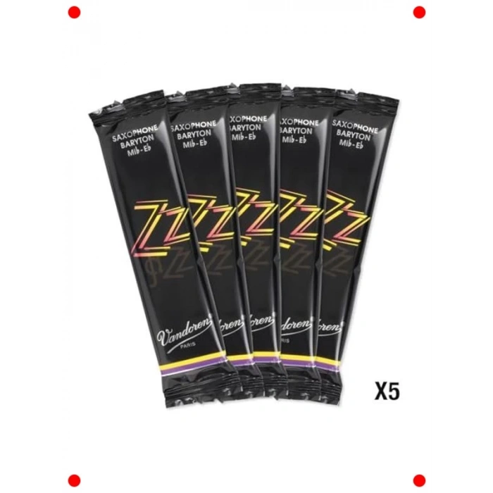 Bariton Saksafon ZZ Kamış, Güç 4, 5li Paket (SR444)
