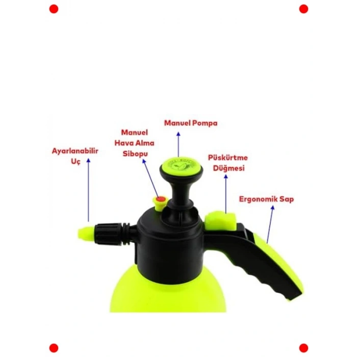 Basınçlı Sisleme Püskürtücü 2L, Dezenfeksiyon