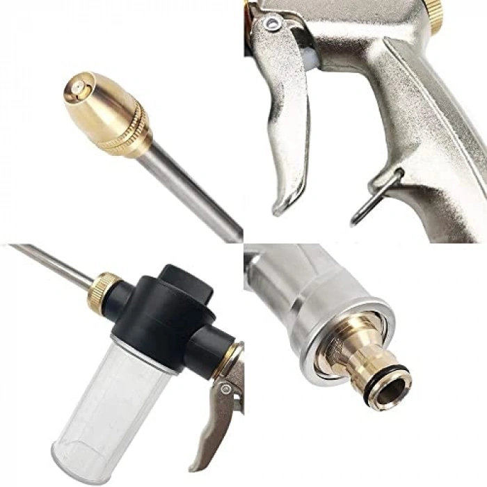 Basınçlı Su Köpük Tabancası, Bahçe ve Araç Yıkama için