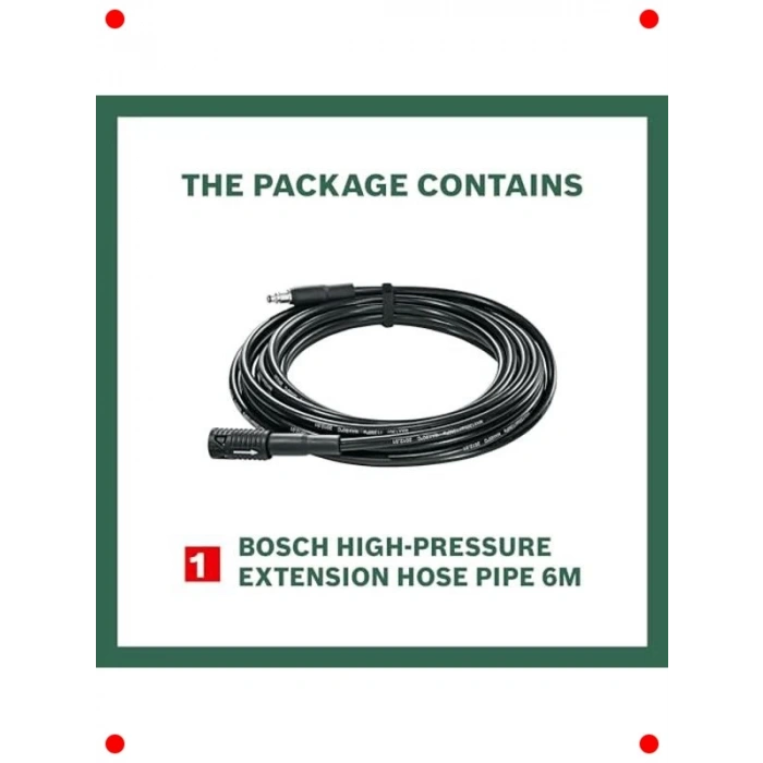 Basınçlı Yıkama Hortum Uzatması - 6 Metre (160 Bara Kadar)