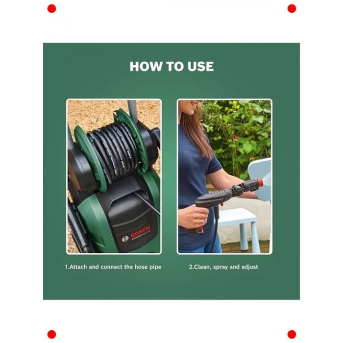 Basınçlı Yıkama Hortum Uzatması - 6 Metre (160 Bara Kadar)