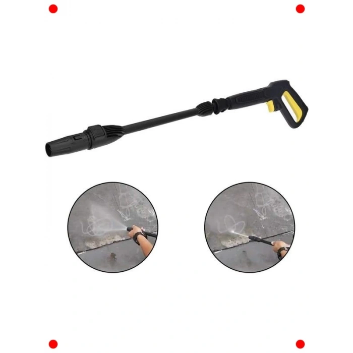 Basınçlı Yıkama Makinesi Tetikli Tabanca ve Nozul Seti