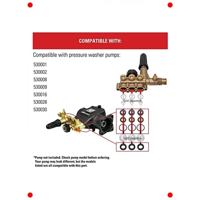 Basınçlı Yıkama Pompası Yedek Conta Seti