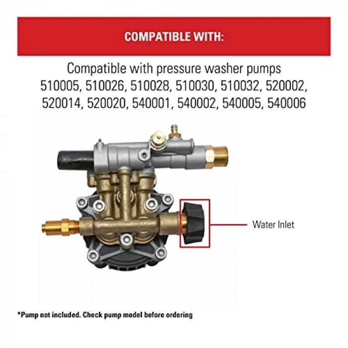Basınçlı Yıkama Pumpaları için Su Giriş Tesisatı, Altın