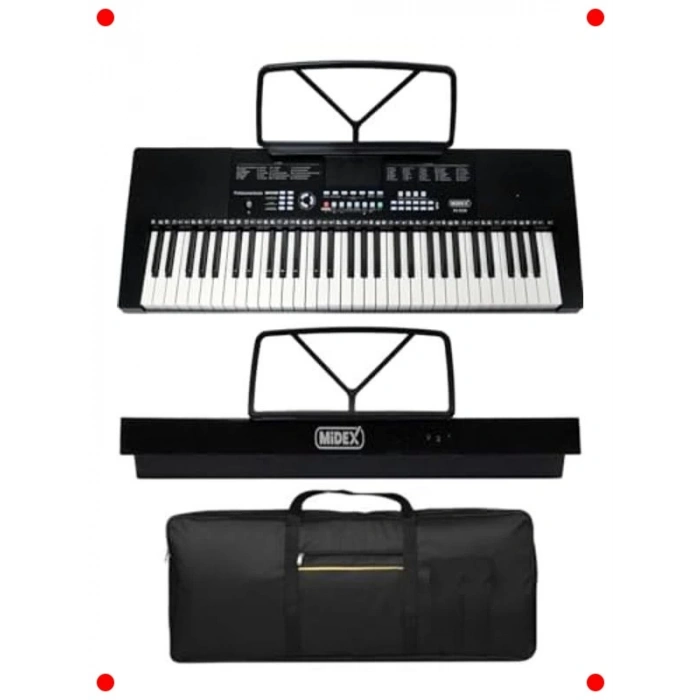 Başlangıç Seviyesi 61 Tuşlu Org Seti - Siyah