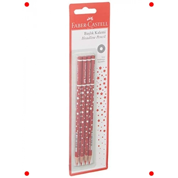 Başlık Kalemi Yıldız Uçlu Kırmızı