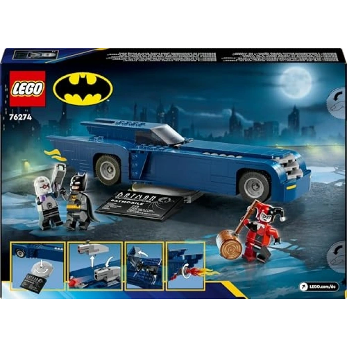 Batmanin Batmobilei ile 435 Parçalı Yaratıcı Oyuncak Seti