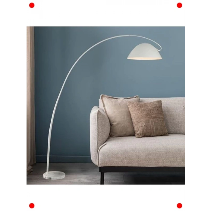 B.BOY Beyaz Lambader - 1XE27