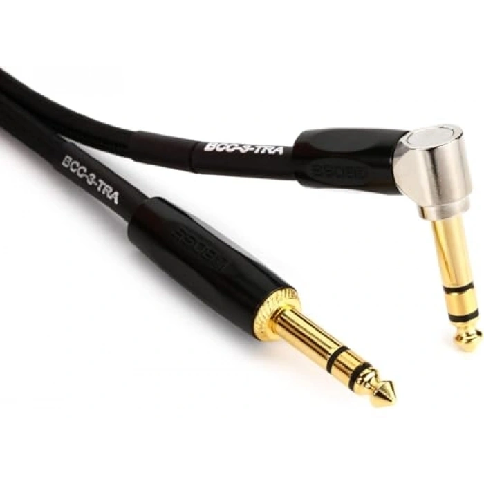 BCC-3-TRTRA TRS Düz Dik Açı TRS Bağlantı Kablosu - 3 ft