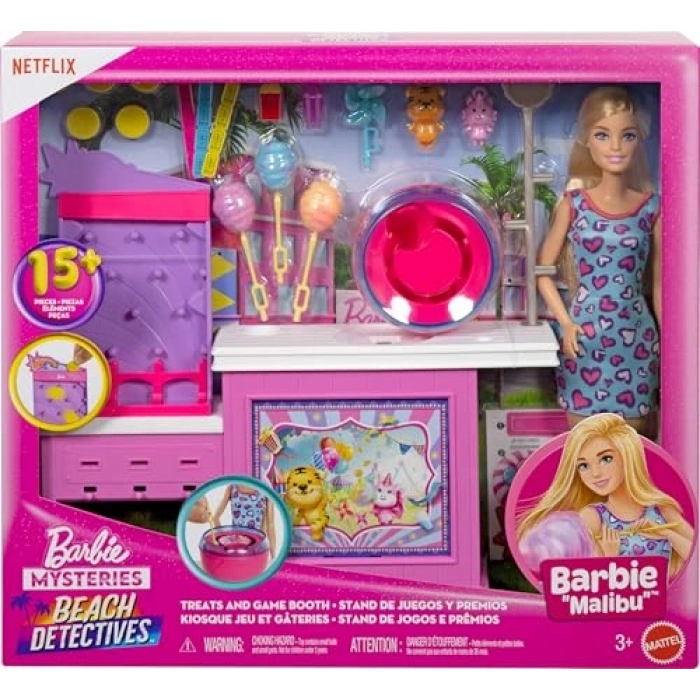 Beach Detectives Oyun Seti, Barbie Bebek ve Aksesuarlar