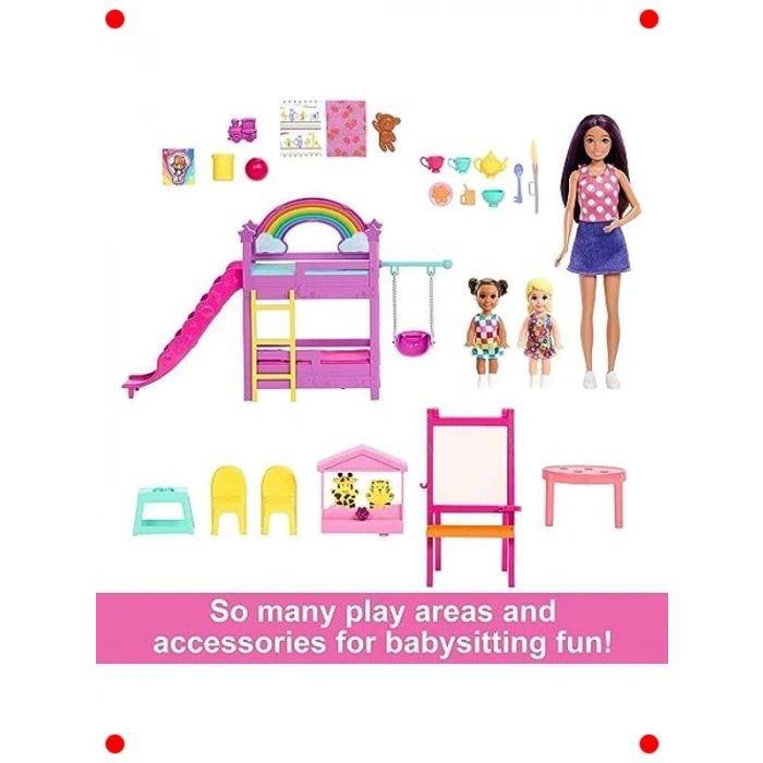 Bebek Bakım Oyun Seti - Çoklu Bebekler ve Mobilyalar