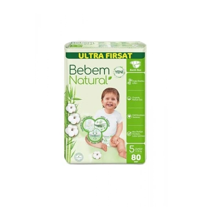 Bebek Bezi 80 Adet | Rahat ve Emici Tasarım