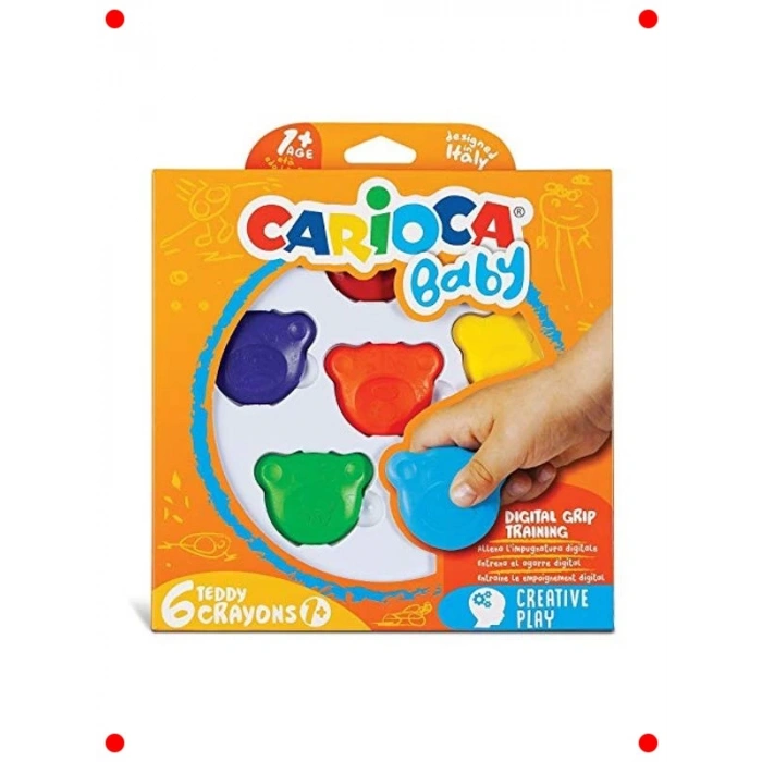 Bebek Dostu Parmak Boya Kalemleri - 6lı Set