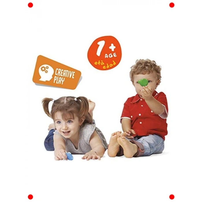 Bebek Dostu Parmak Boya Kalemleri - 6lı Set