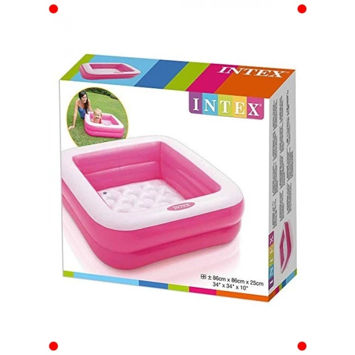 Bebek Oyun Havuzu - Çeşitli Renkler (86x86x25 cm)