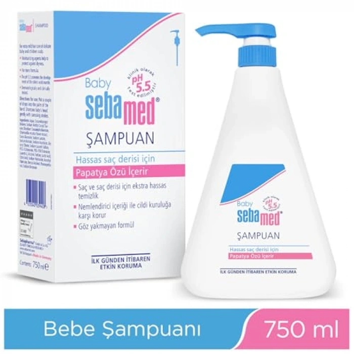 Bebek Şampuanı, Göz Yakmayan Formül, 750 ml