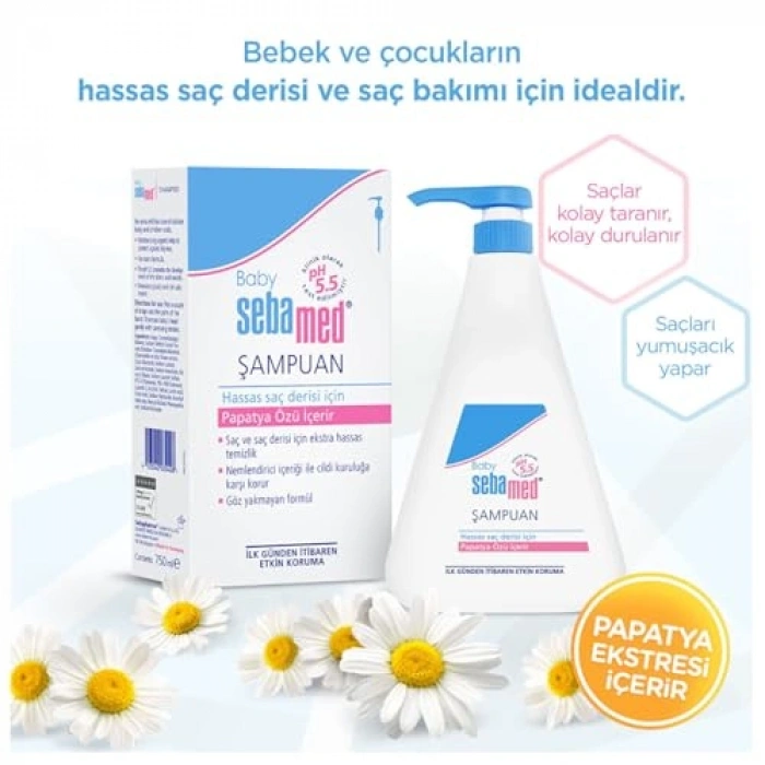 Bebek Şampuanı, Göz Yakmayan Formül, 750 ml
