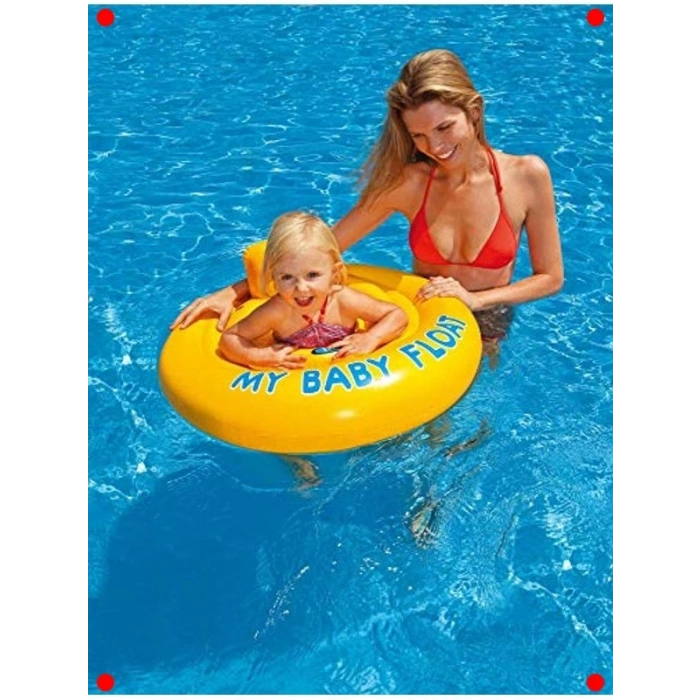 Bebek Yüzme Simidi - Sarı, 70 cm