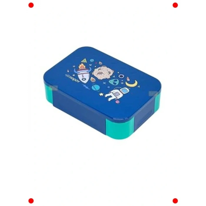 Bento Yemek Kutusu - 900 ml, 2 Bölmeli Lacivert