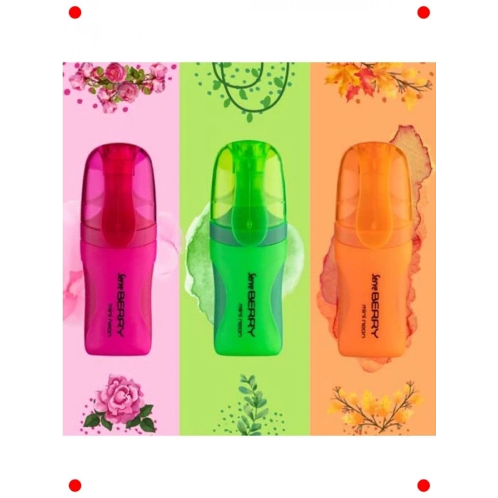 Berry Mini Pembe Fosforlu Kalem