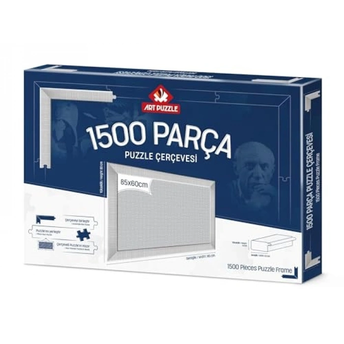 Beyaz 1500 Parça Demonte Puzzle Çerçevesi