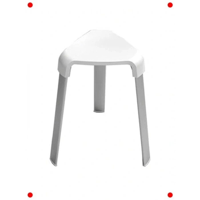 Beyaz Alünyum Banyo Taburesi