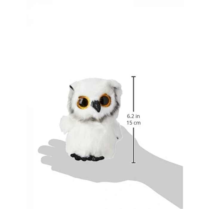 Beyaz Baykuş Peluş Figürü, 15 cm Sevimli Tasarım