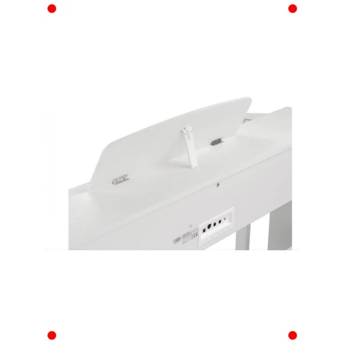 Beyaz Dijital Piyano Seti - Tabure ve Kulaklık Dahil