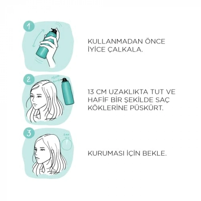 Beyaz Dipleri Kapatıcı Sprey 75 ml | Kumral Ton