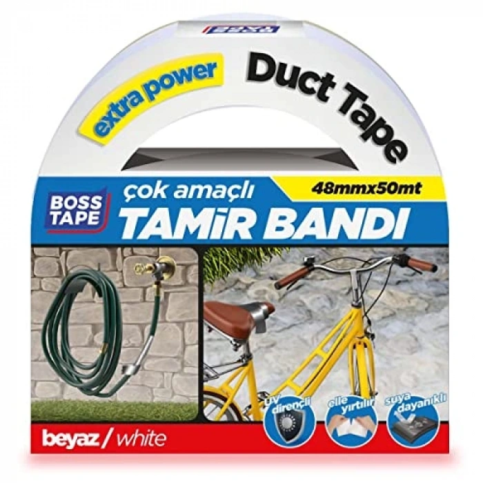 Beyaz Duct Tape, 48mm x 50mt
