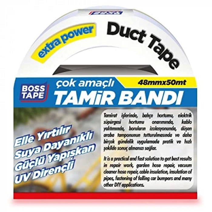 Beyaz Duct Tape, 48mm x 50mt