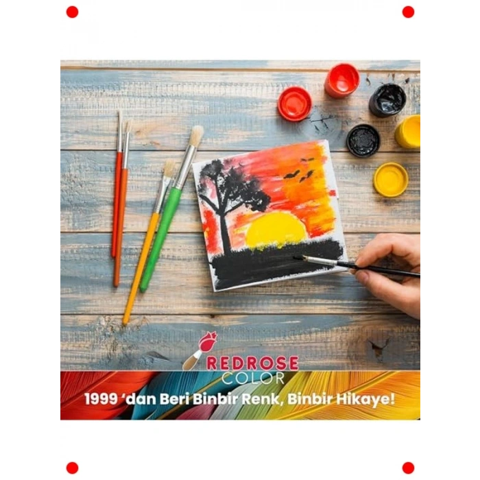 Beyaz Guaj Boya Profesyonel 500 gr