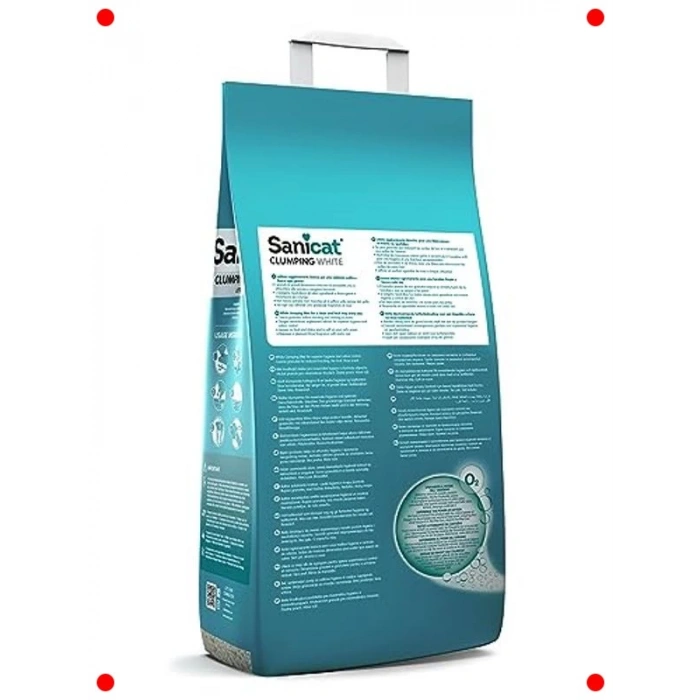 Beyaz Gül Kokulu Topaklanan Kedi Kumu 8 Litre