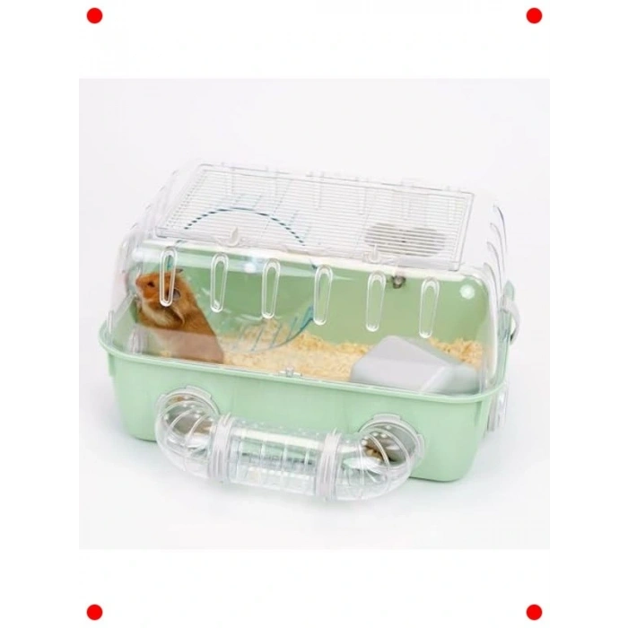 Beyaz Hamster Kafesi (40.5x29.5x22.5 cm)