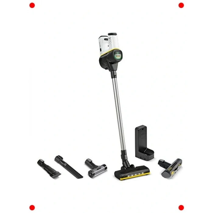 Beyaz Kablosuz Dikey Evcil Hayvan Süpürgesi