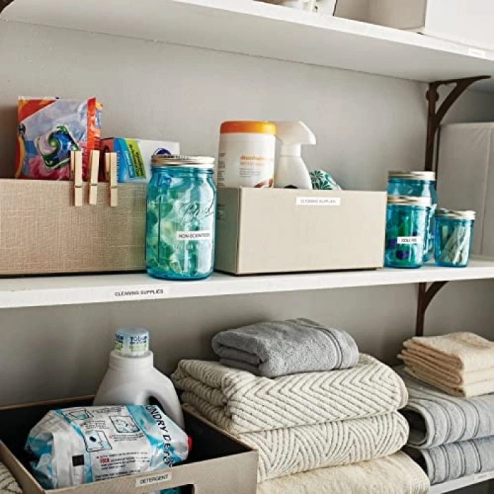 Beyaz Kağıt Şerit, 12 mm x 4 mt, Etiketleme İçin