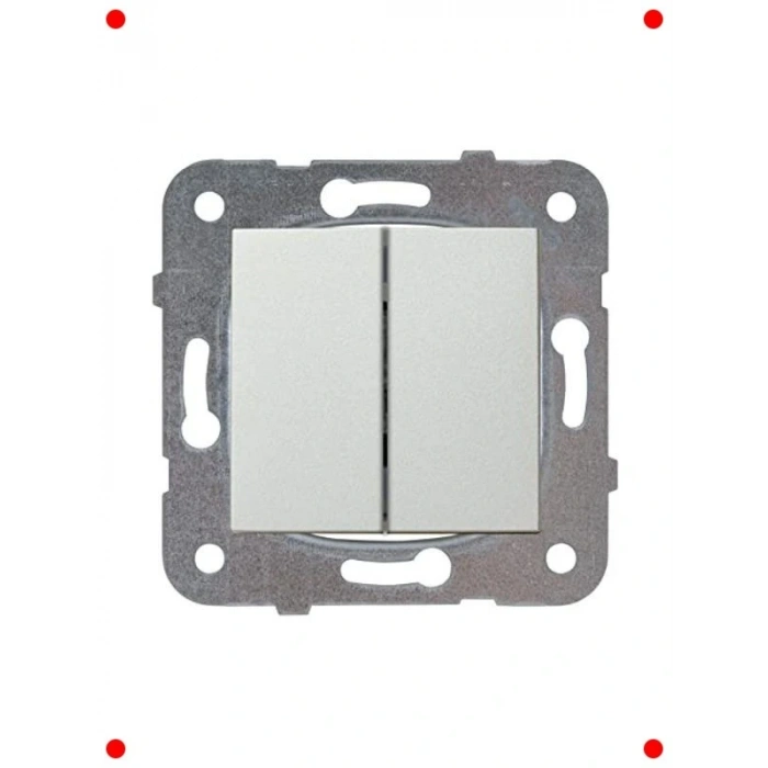 Beyaz Komütatör Anahtar & Çocuk Korumalı Kapak