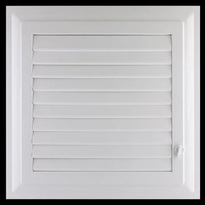Beyaz Plastik Havalandırma Menfezi - 55x55 cm