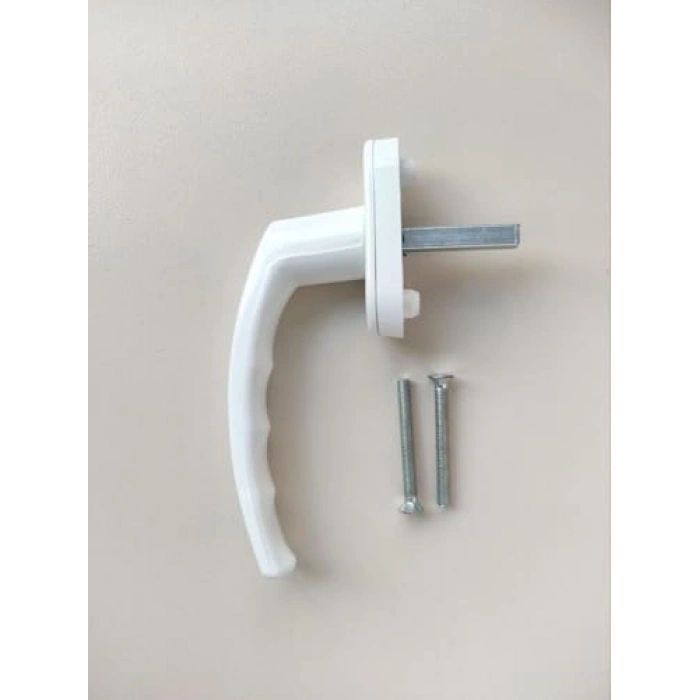 Beyaz Pvc Pimapen Pencere Kolu, 2 Adet
