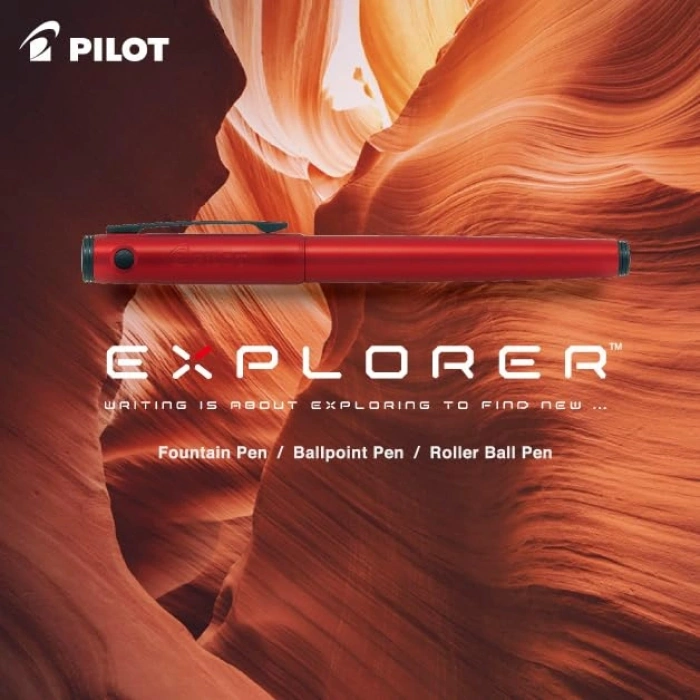 Beyaz Renk Dolma Kalem – Explorer