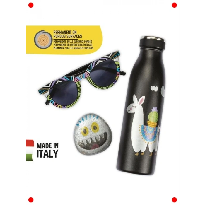 Beyaz Renkli Kalın Boya Kalemi