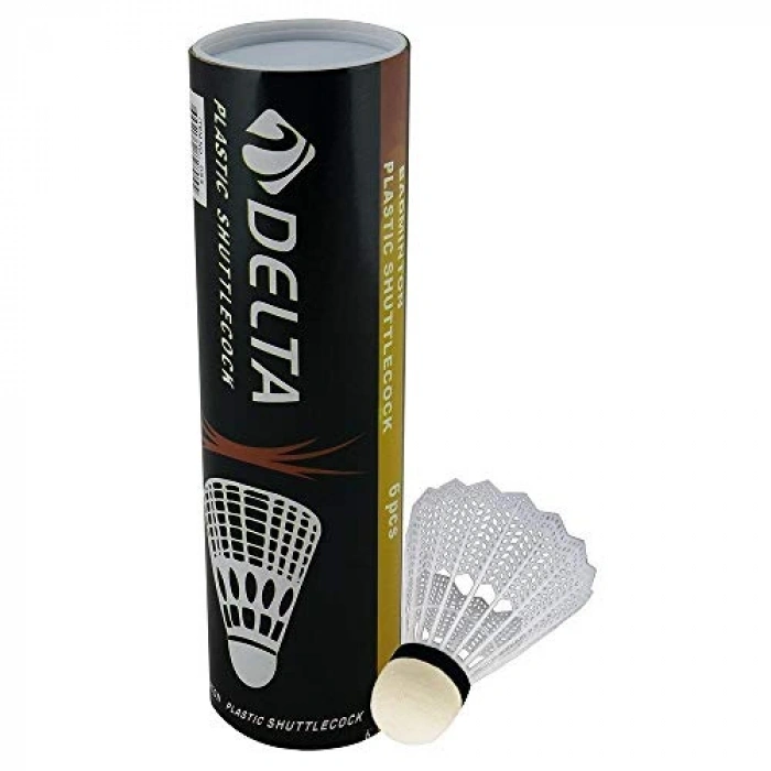 Beyaz Renkli Unisex Badminton Topu, Tek Beden