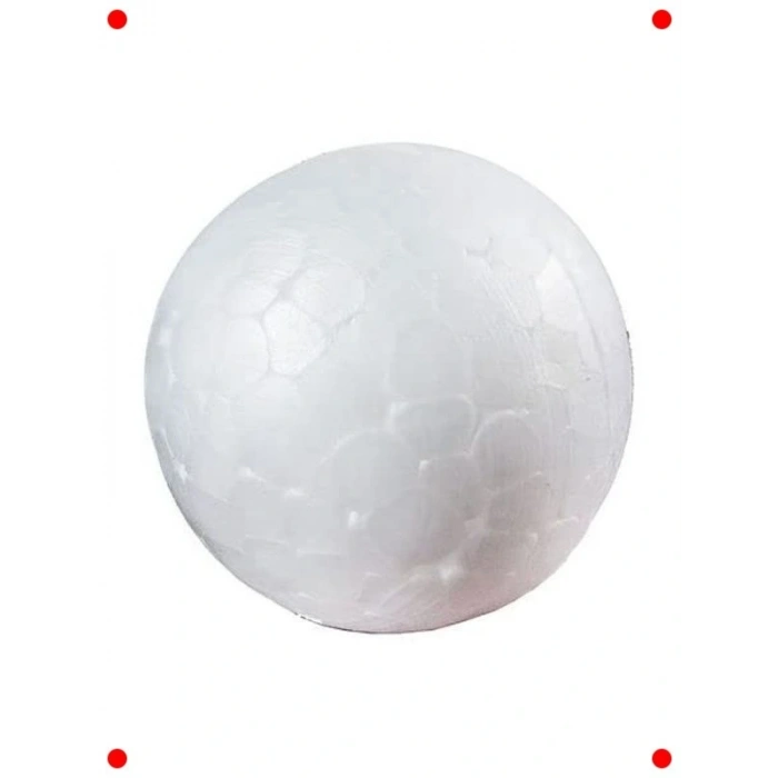 Beyaz Strafor Toplar (6 cm, 5 Adet) - Hobi ve El Sanatları