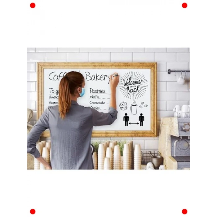 Beyaz Tahta Kalemi Seti, 4lü, Karışık Renkler