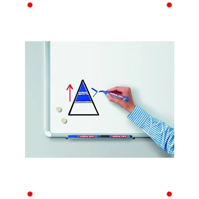 Beyaz Tahta Kalemi - Siyah - Kesik Uçlu