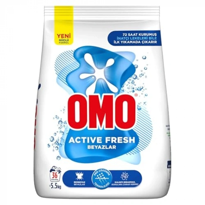 Beyazlar İçin Toz Deterjan 5.5 kg